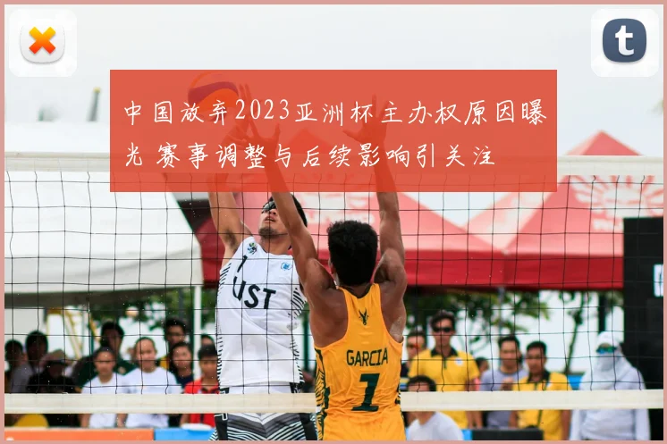 中国放弃2023亚洲杯主办权原因曝光 赛事调整与后续影响引关注