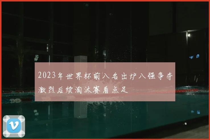 2023年世界杯前八名出炉八强争夺激烈后续淘汰赛看点足